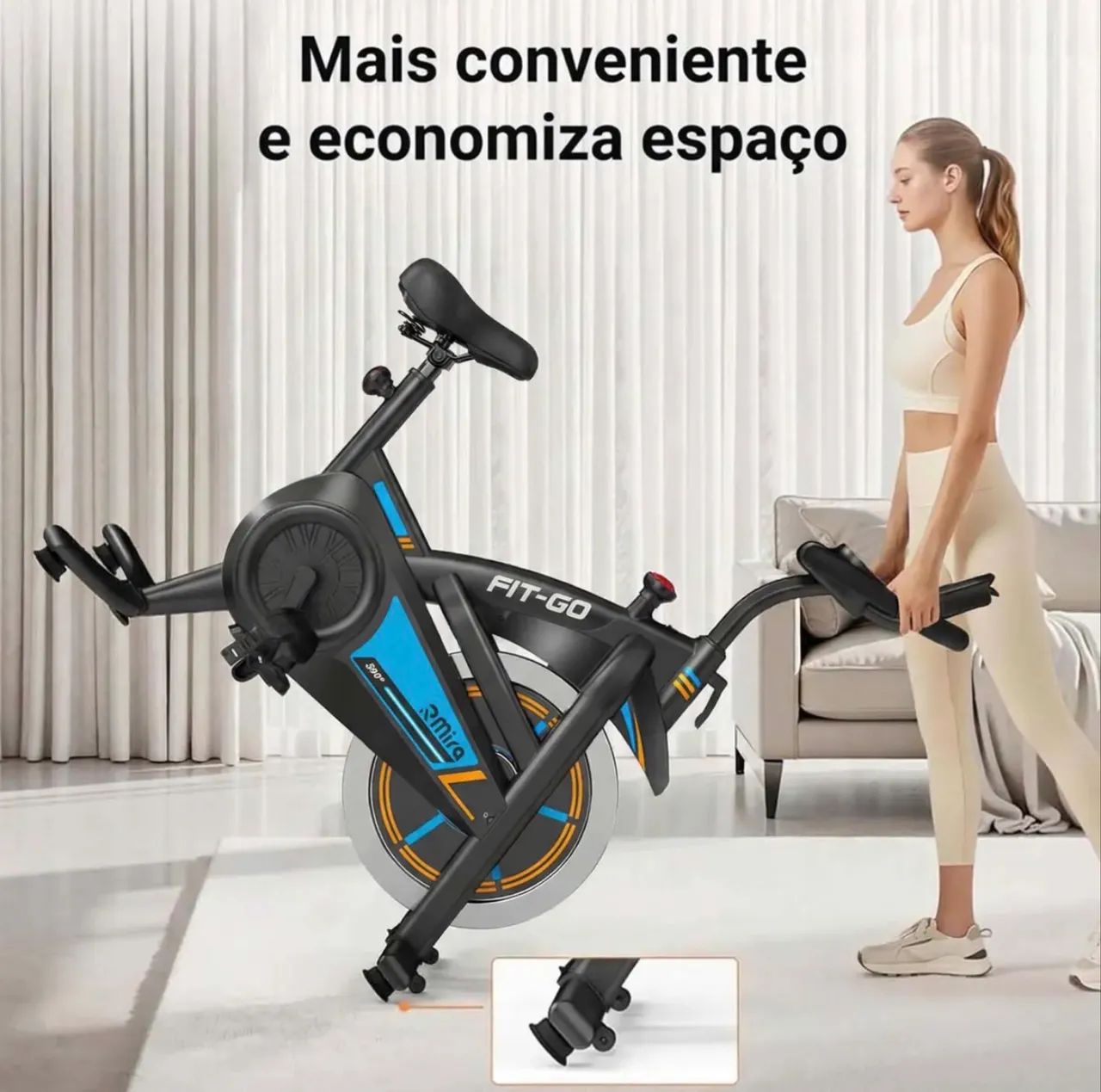 Bicicleta Ergométrica Spinning Rmira ER70  - Foto 4