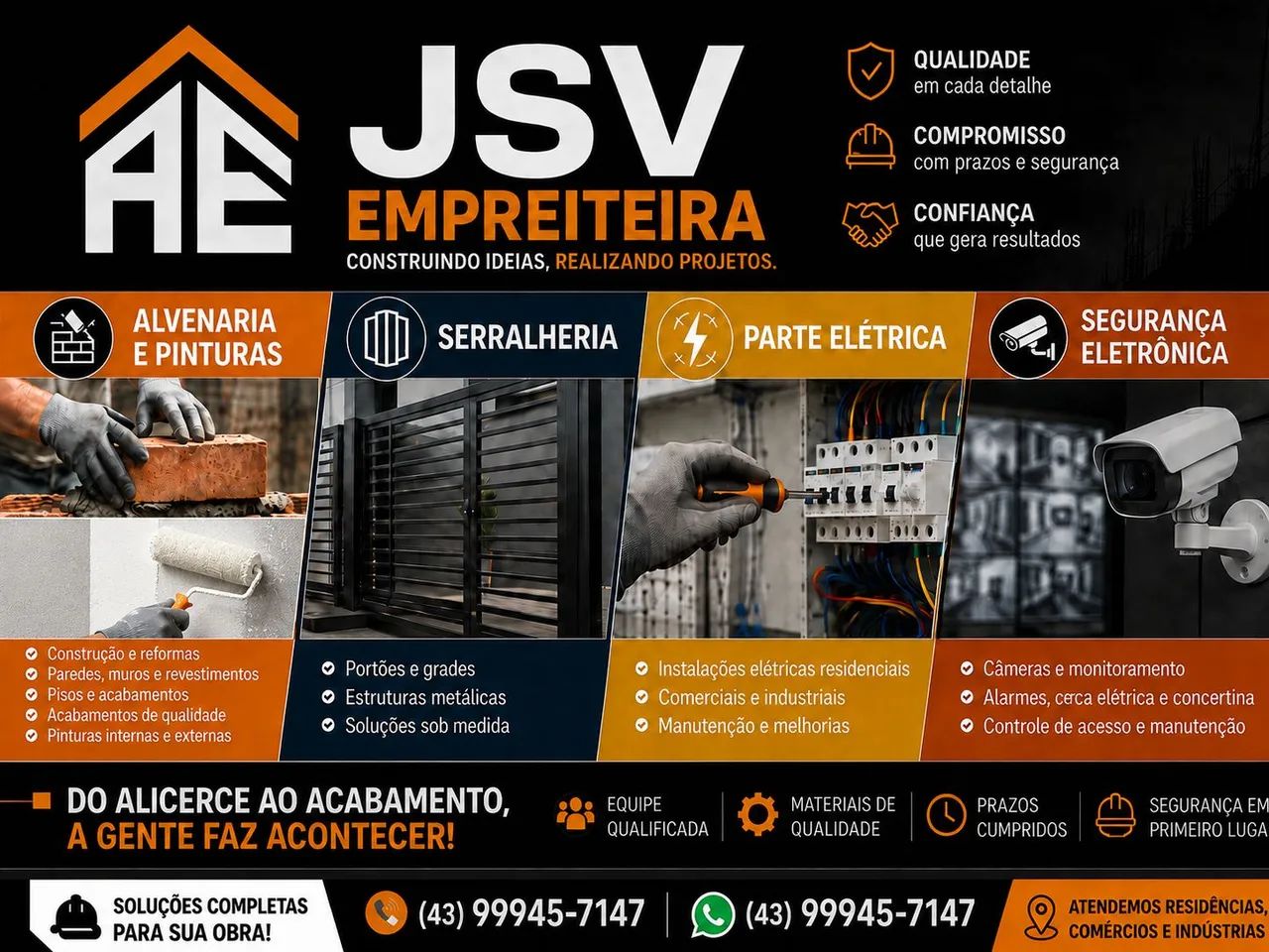 Empreiteira e pequenas reformas