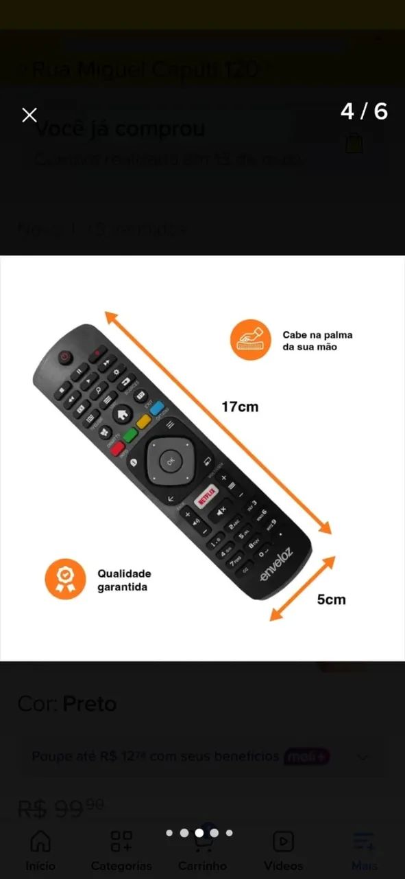 Controle compatível LG smartv - Foto 5