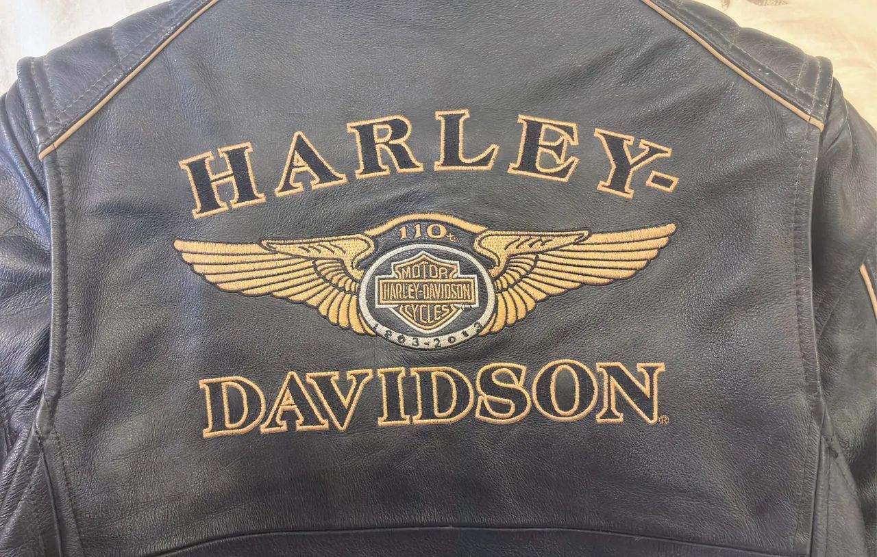 Jaqueta de Couro Legítimo Harley Davidson  - Foto 4