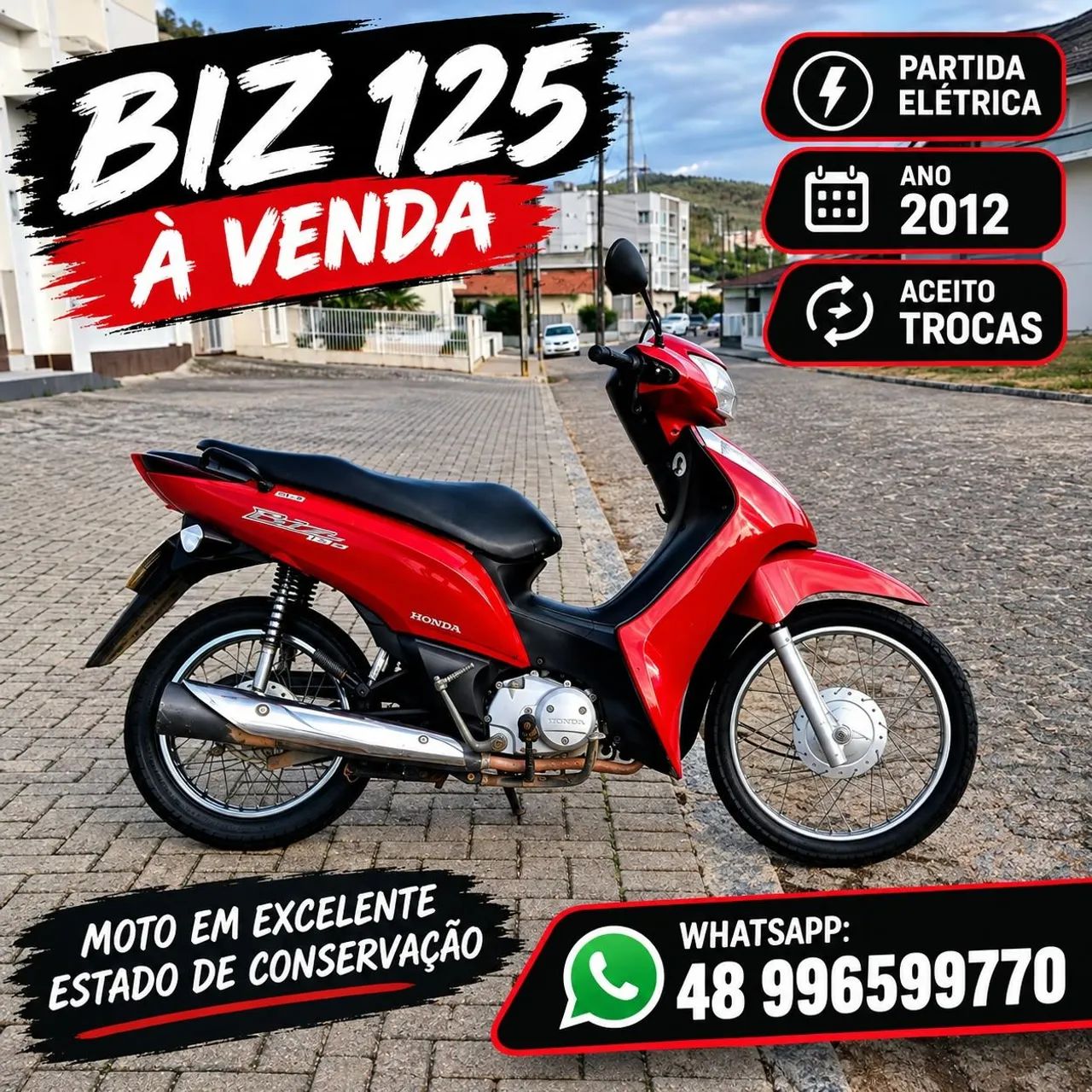 Biz 125 completa ano 2012