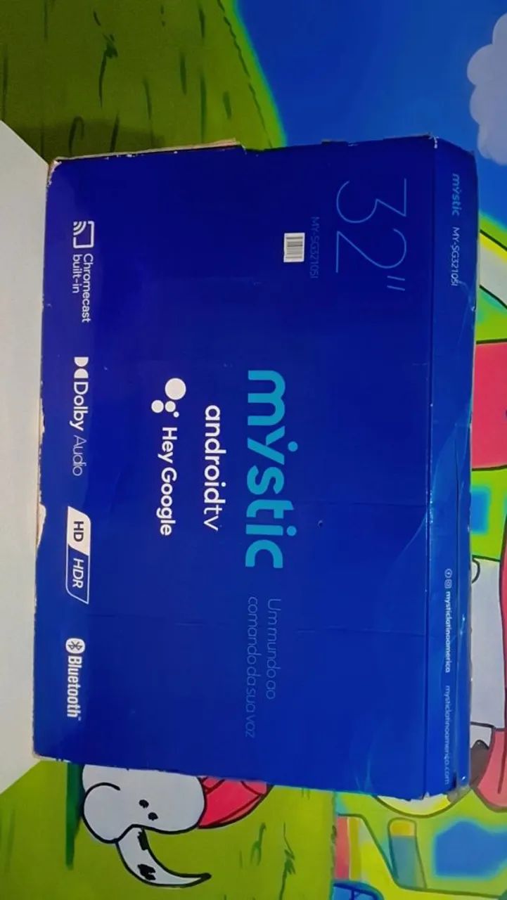Tv zerada na caixa de 32 polegadas sistema android