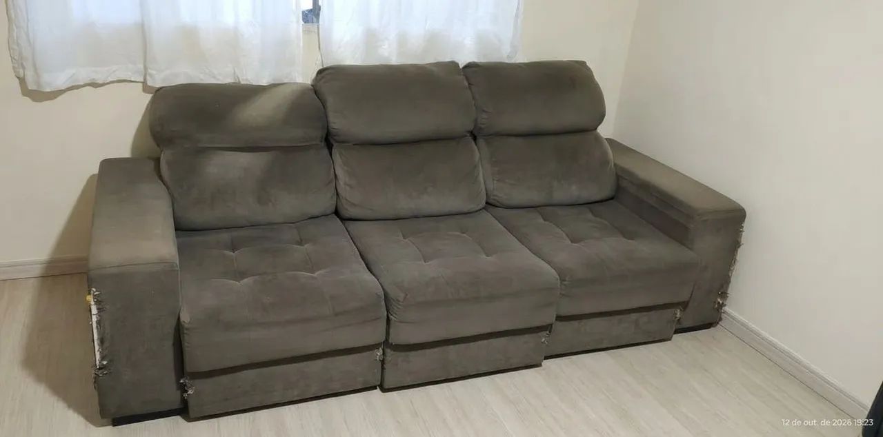 Vendo sofá grande - Foto 3