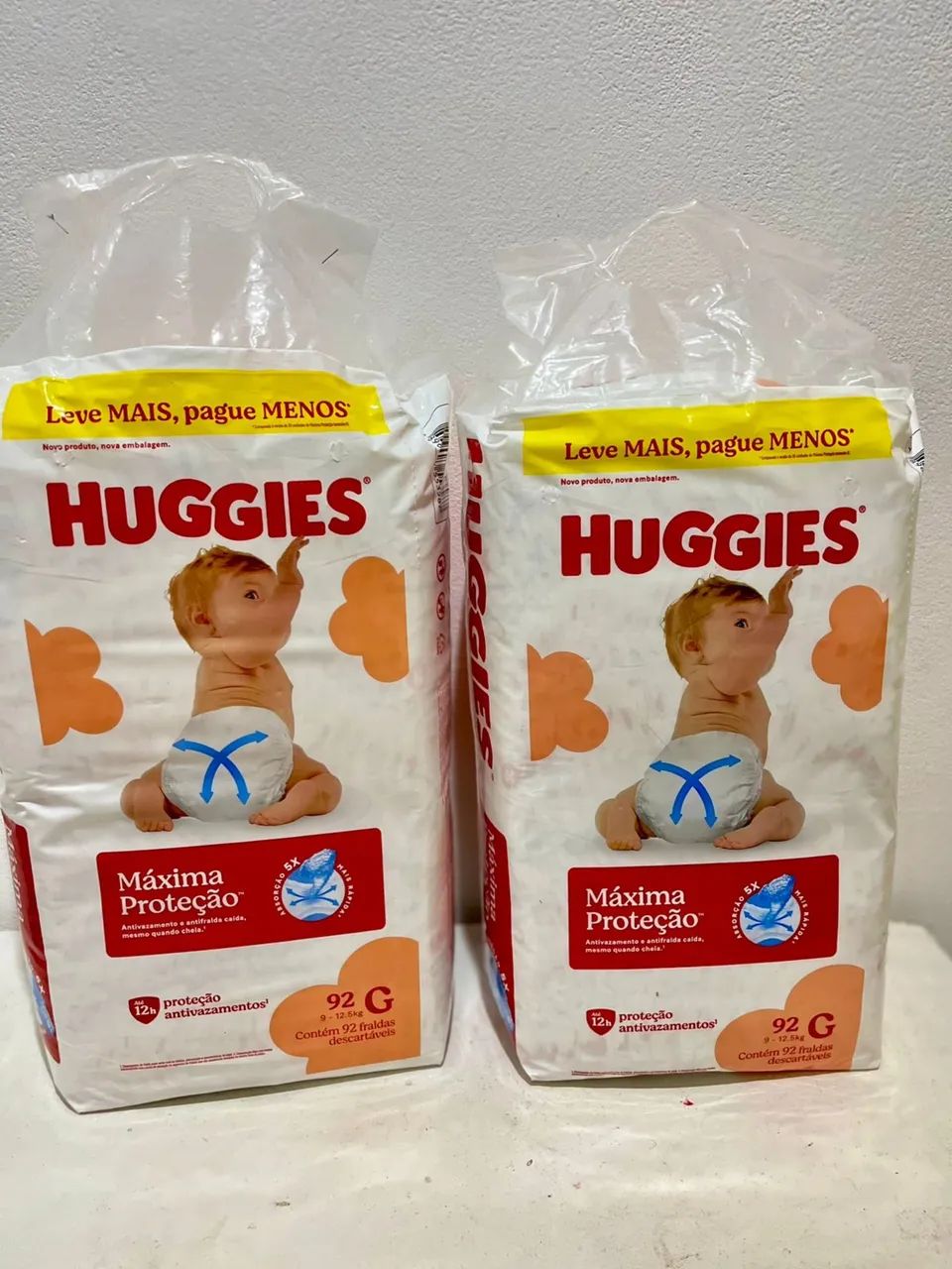 Fralda Huggies G 92 unidades 