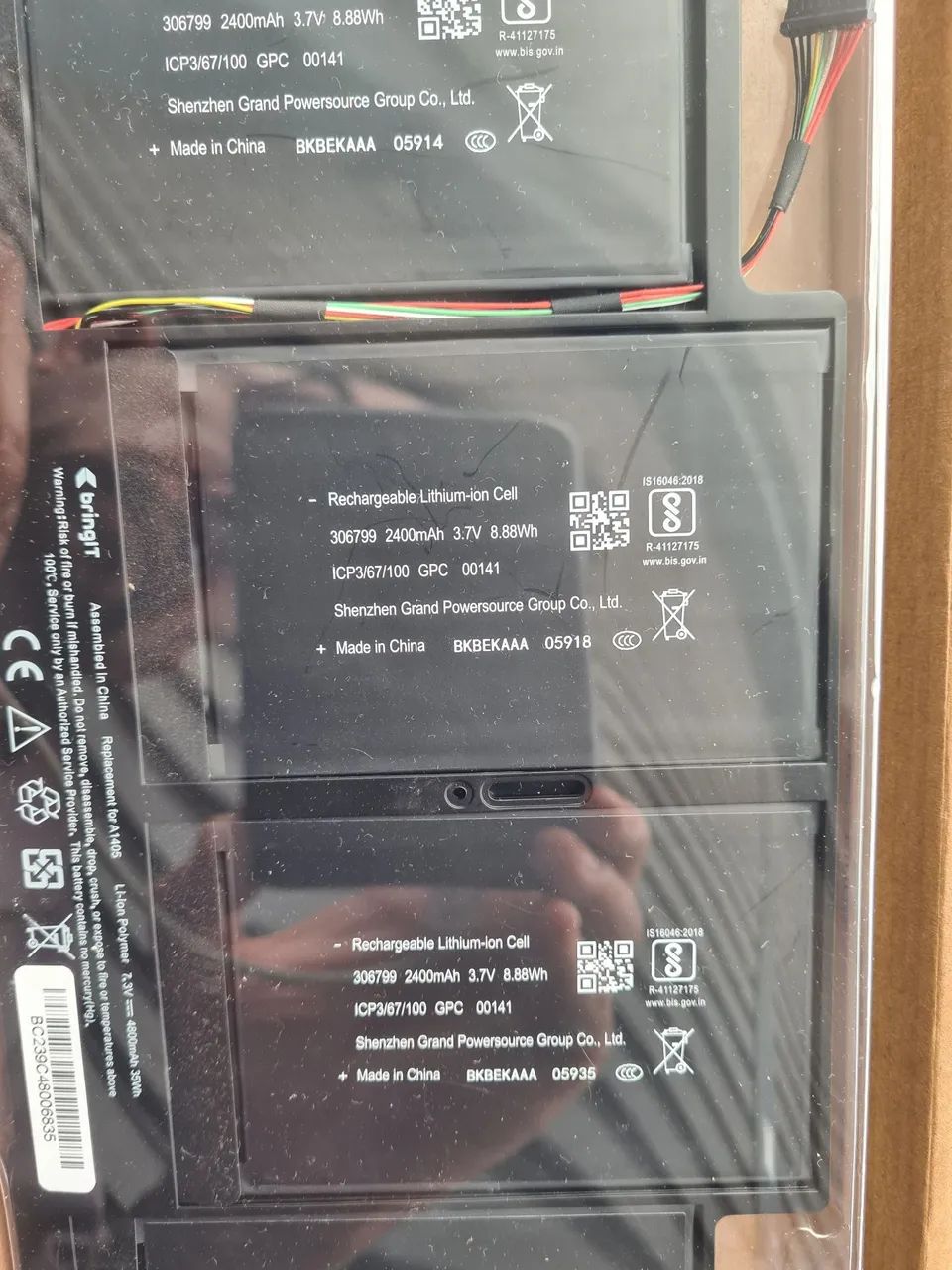 Bateria para Notebook Apple Macbook A1466 A1405 A1369 7.3V