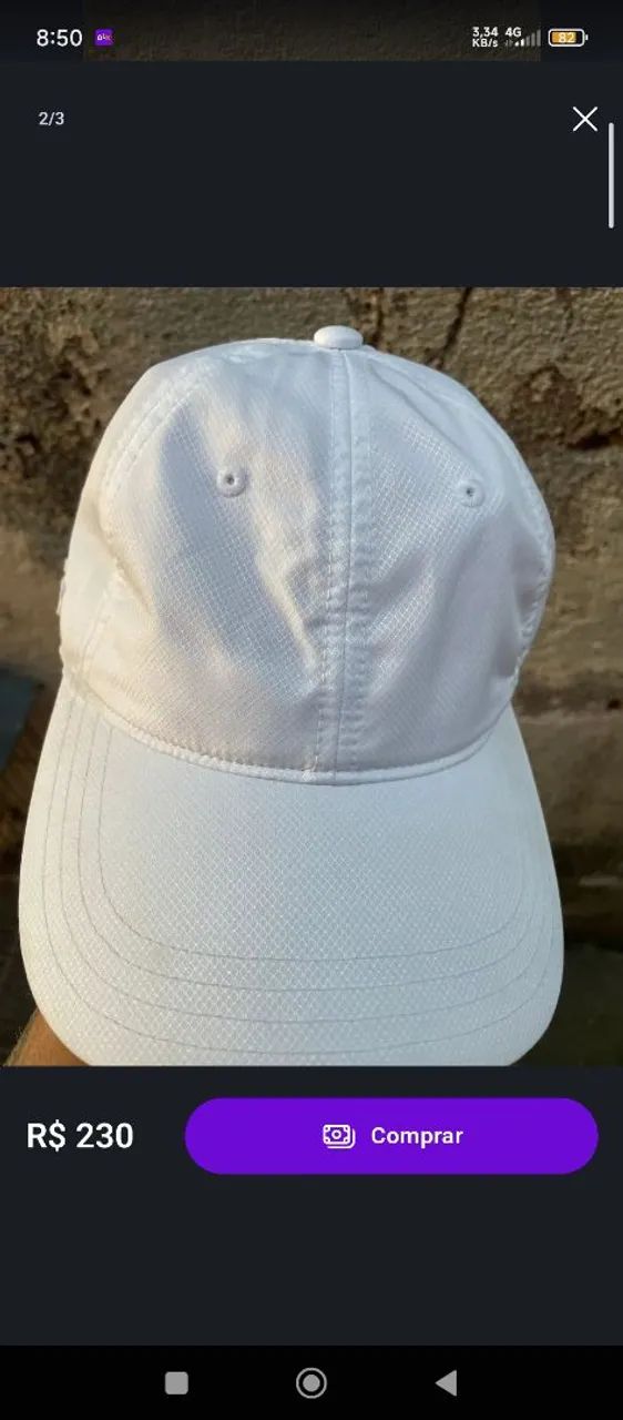 Bone sport 26 branco original  - Foto 3