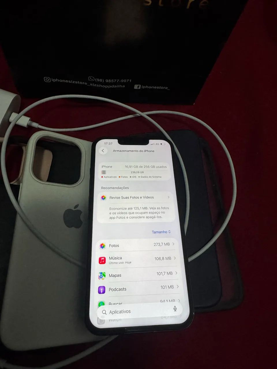 iPhone 13 PRO 256Gigas Bateria 100% vendo ou troco - Celulares e