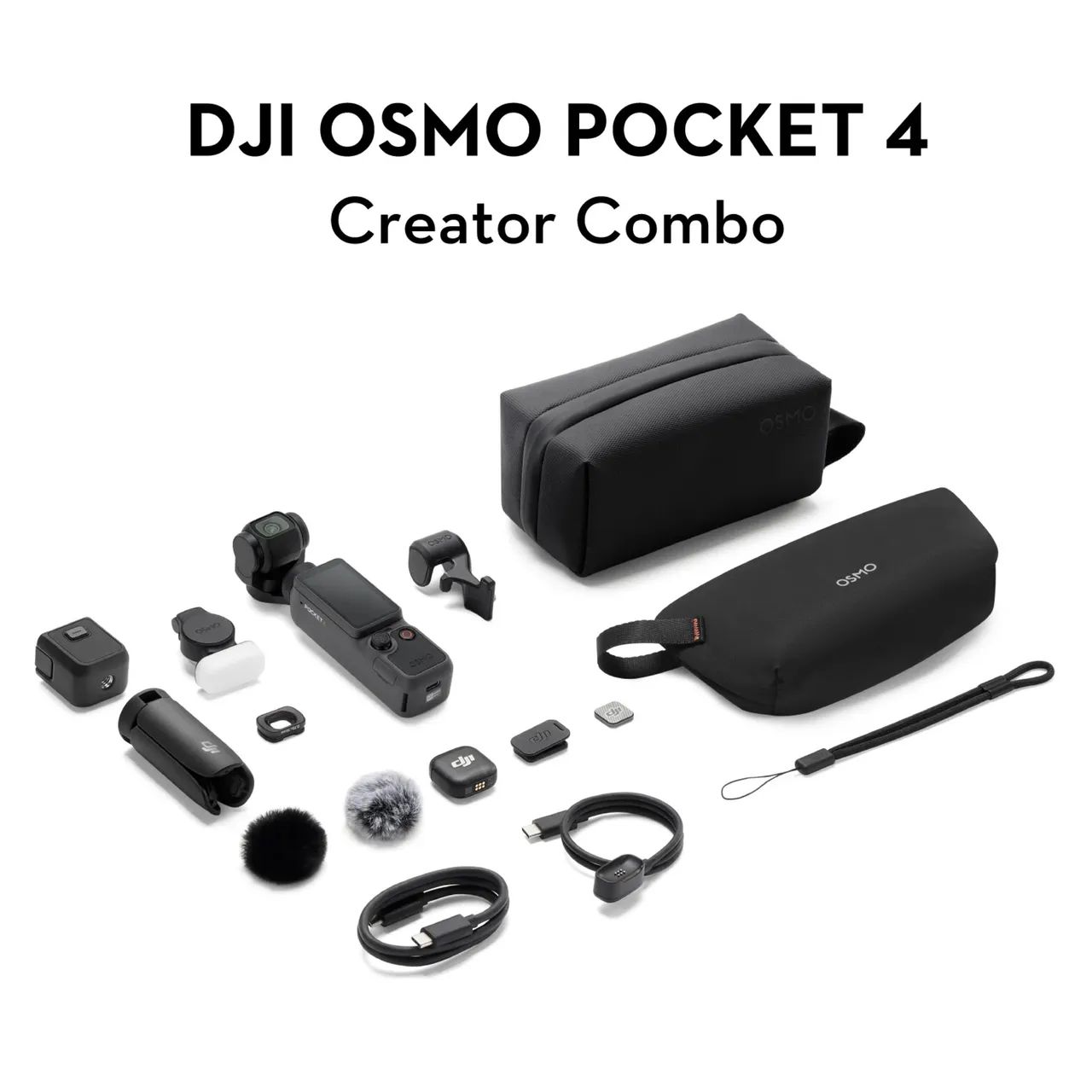 Câmera Dji Osmo Pocket 4 Creator Combo - Nova e Lacrada  - Foto 3