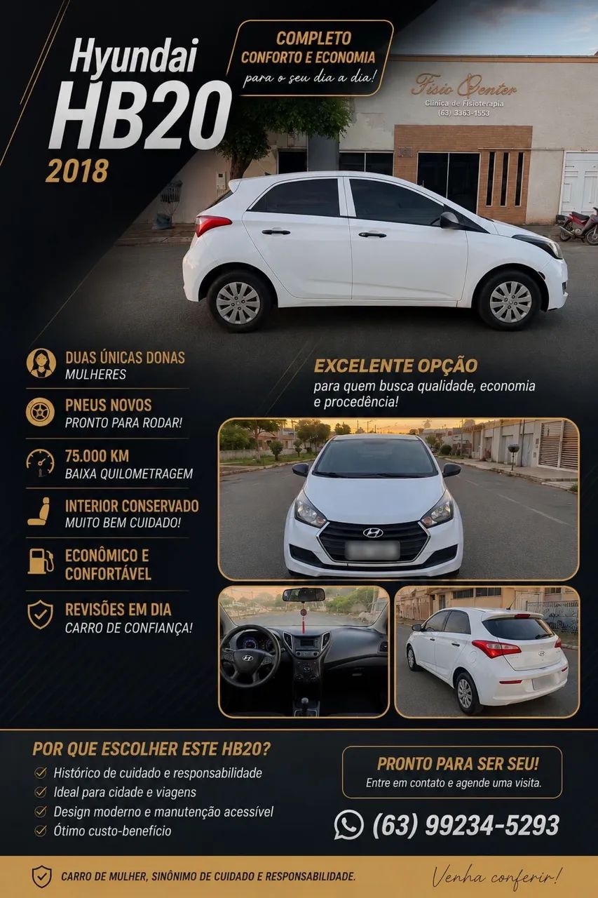 Hyundai Hb20 HB20 Comf./C.Plus/C.Style 1.0 Flex 12V 2018