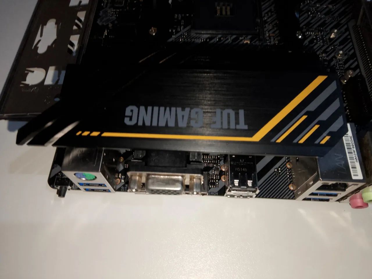 Vendo placa mãe Asus tuf gamimg A520M plus 2  - Foto 3