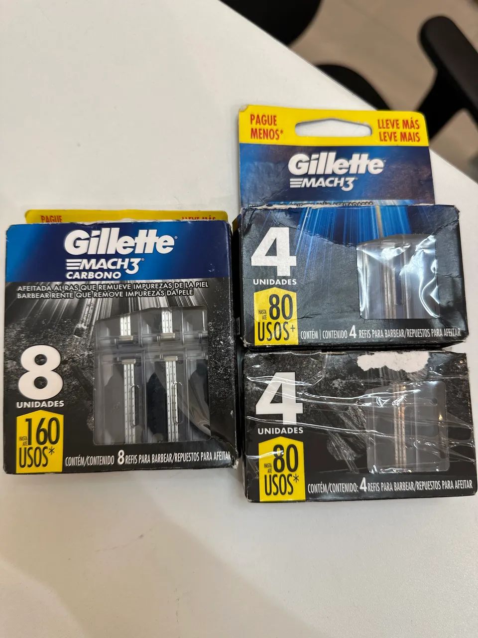 Gillette mach 3 carbono