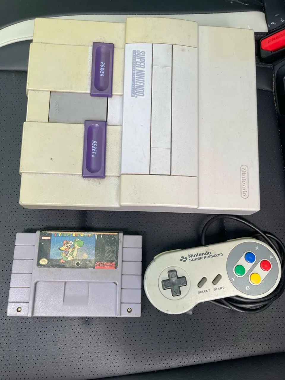 Super Nintendo com Mario World  - Foto 4