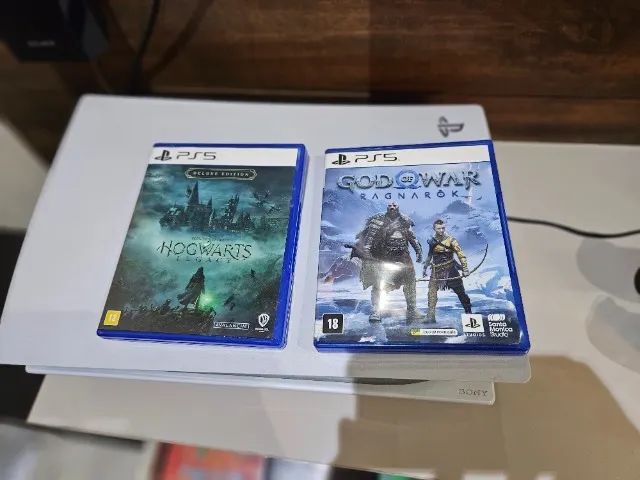PS5 FAT C/LEITOR, 1 CONTROLE ORIGINAL E 2 JOGOS - Foto 3