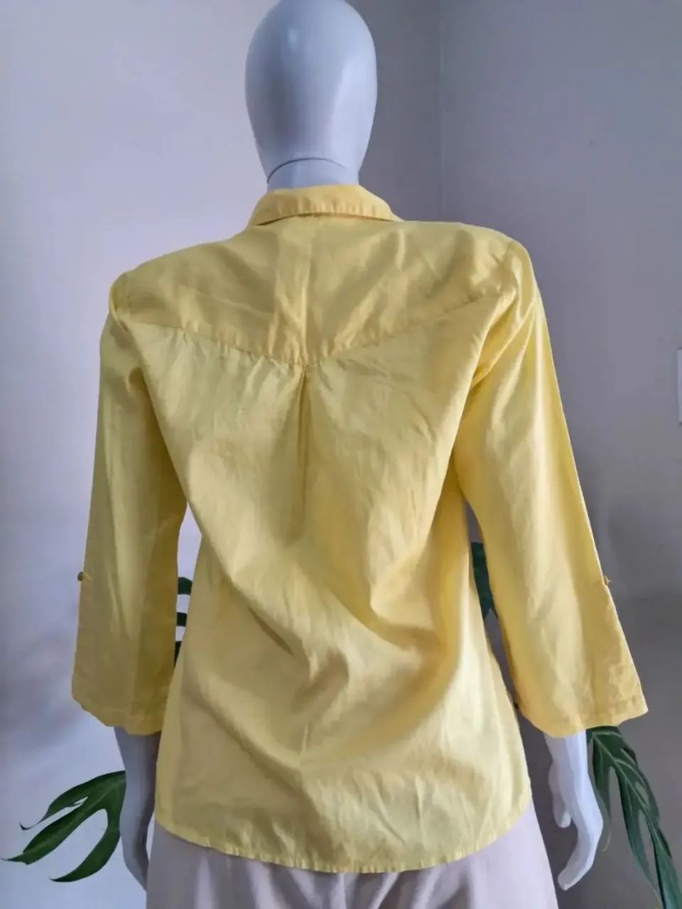 Blusa social em algodão  - Foto 4