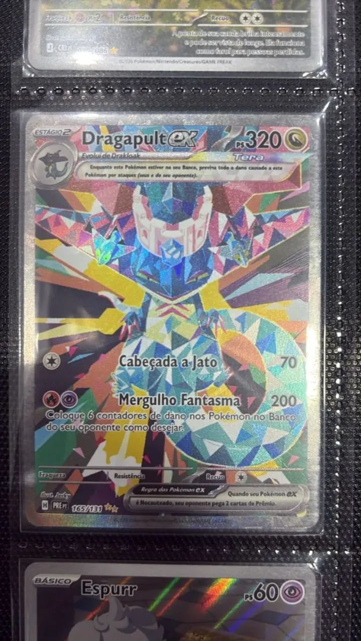 Card Pokemon dupla rara