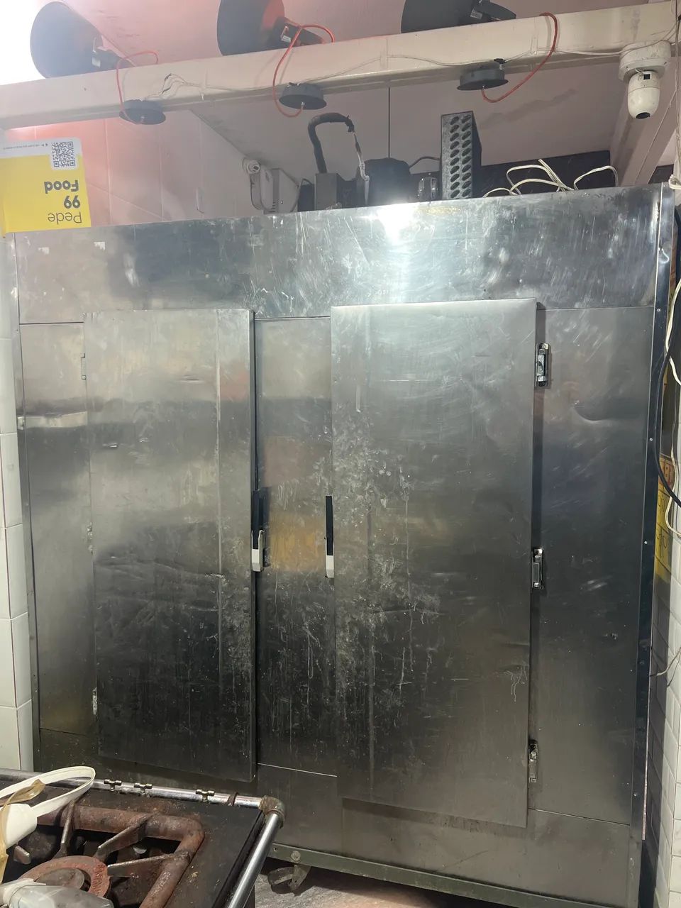 Câmera fria  inox