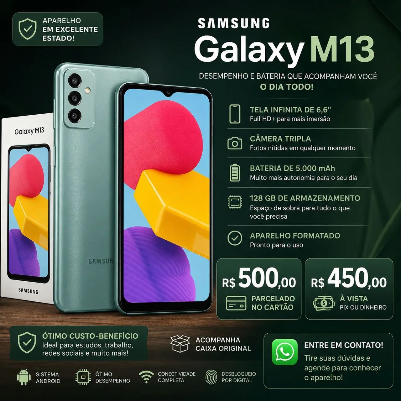 Celular Samsung Galaxy M13