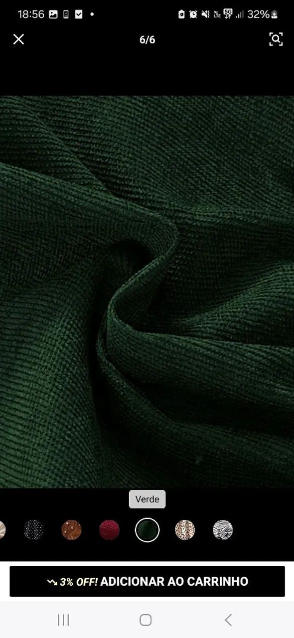 Vestido bebê 9 a 12 meses verde - Foto 5