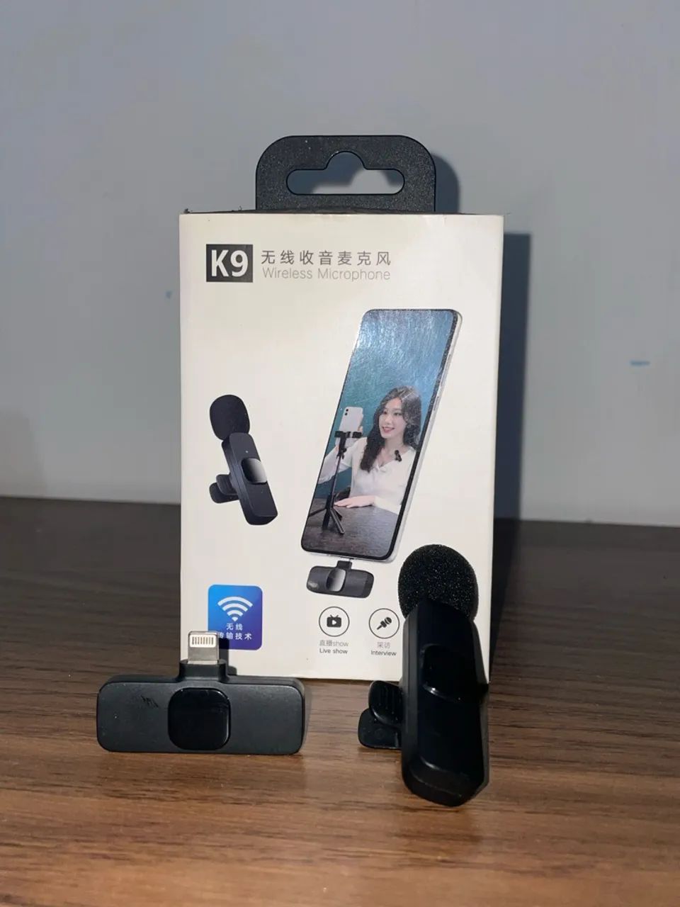 MICROFONE SEM FIO K9 - Foto 2