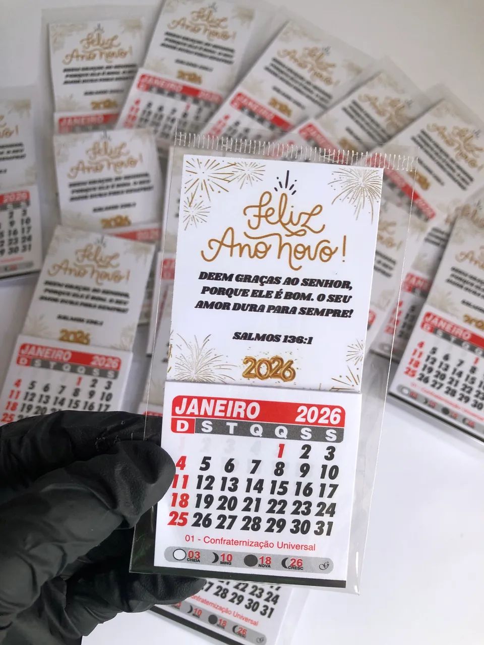 Mini calendário 2026 Personalizado - PROMOÇÃO - Foto 2