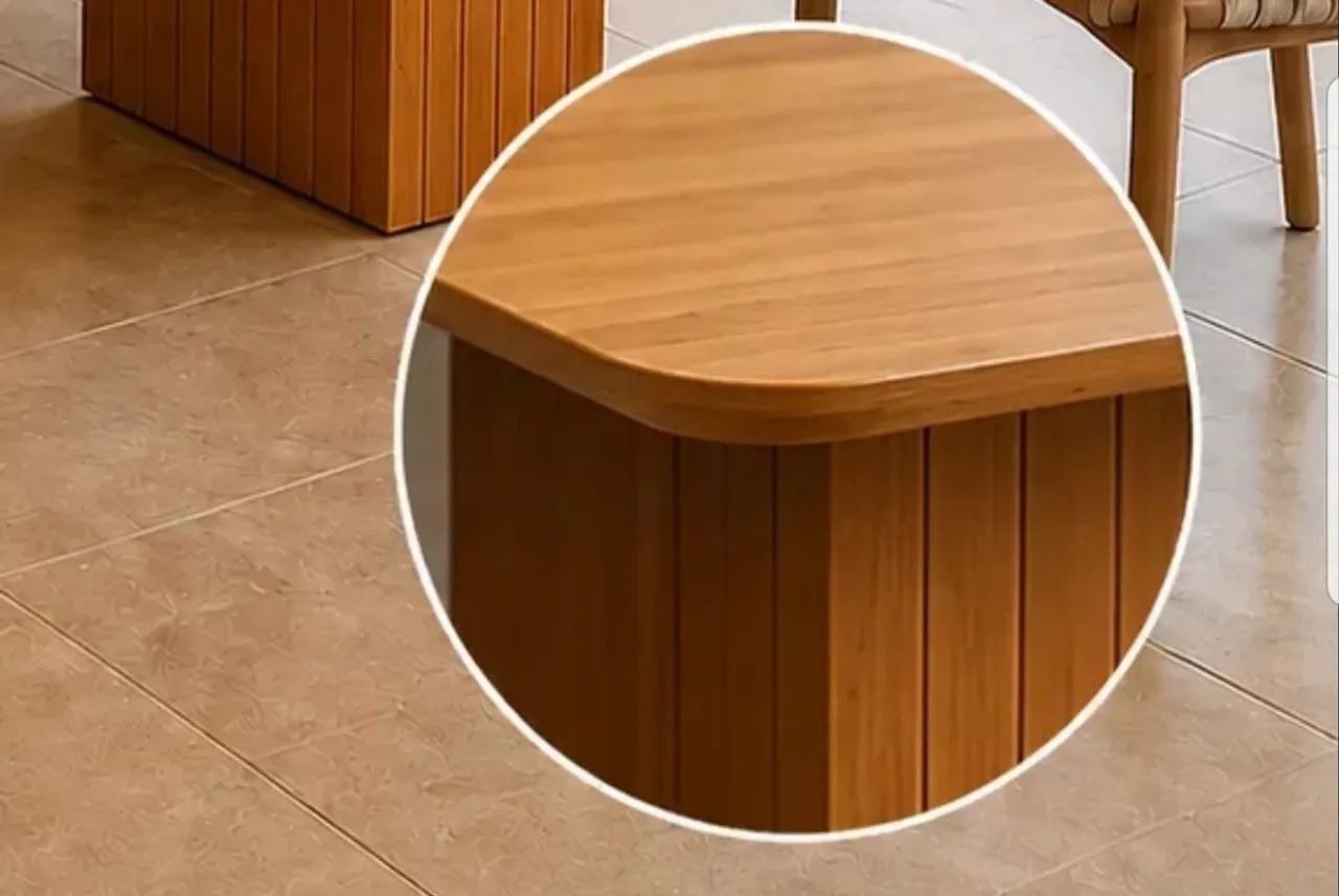 Mesa De Jantar Retangular 6 Lugares 160 X 90 - Base Ripada - Foto 5