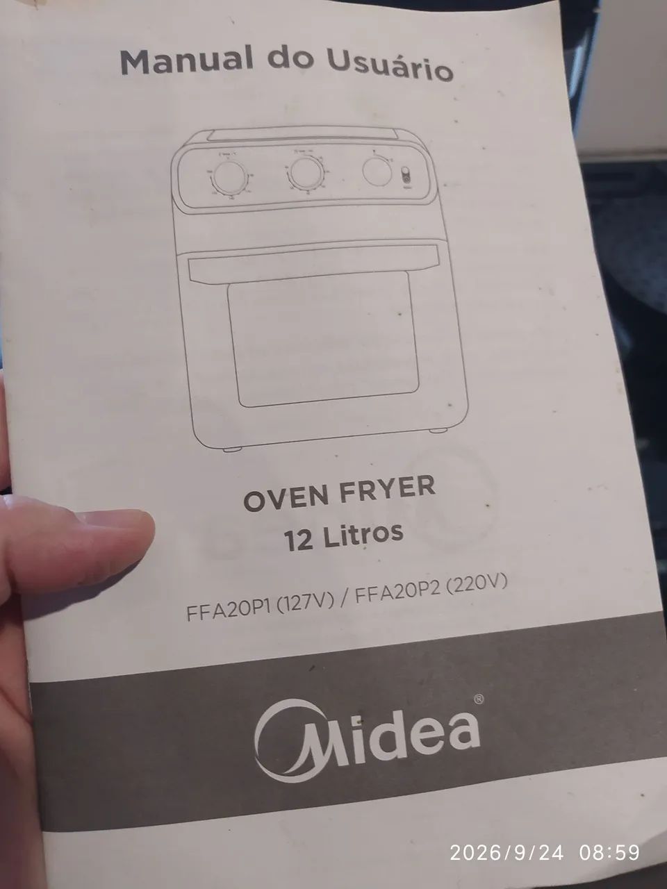 Air frayer Midea oven 12l - Foto 5