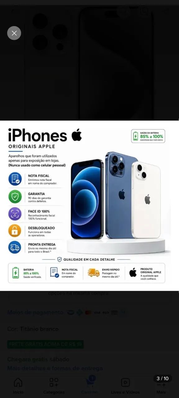 Vendo iPhone 15 pro max 256gb 