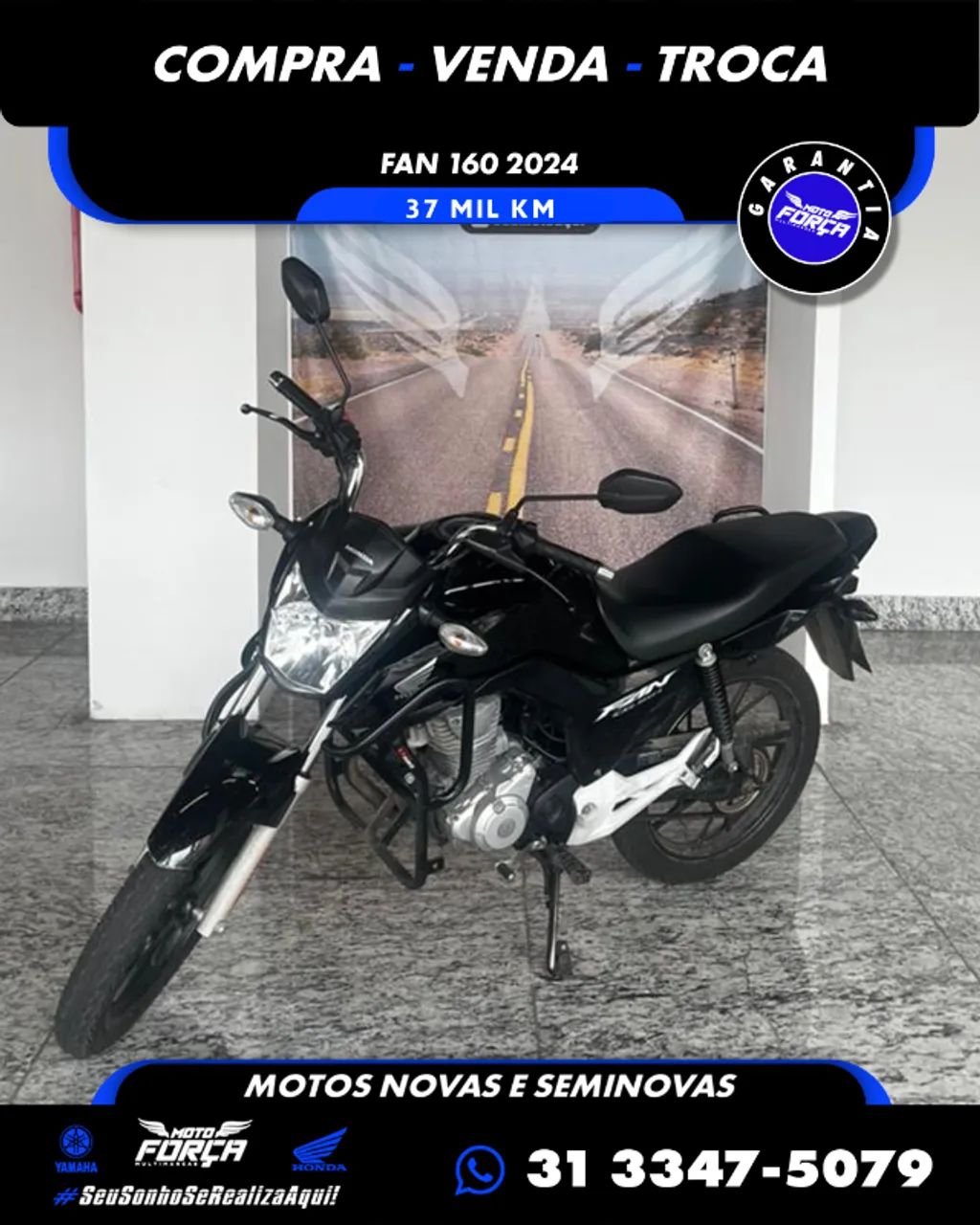 Fan 160 Ano2024 Doc2026 Pago Tem 37MilKm Garantia Procedência - Foto 2