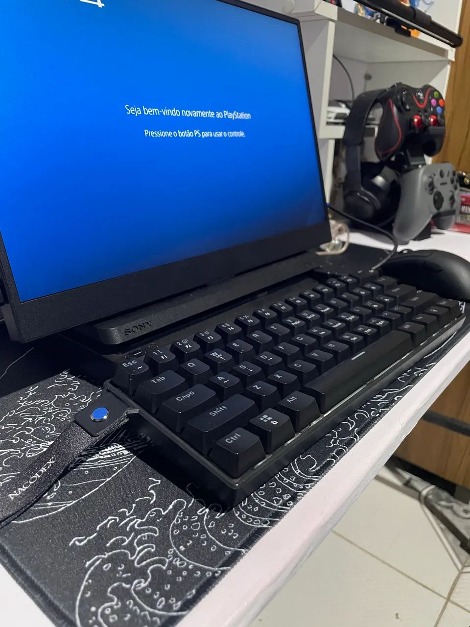 Teclado e mouse 