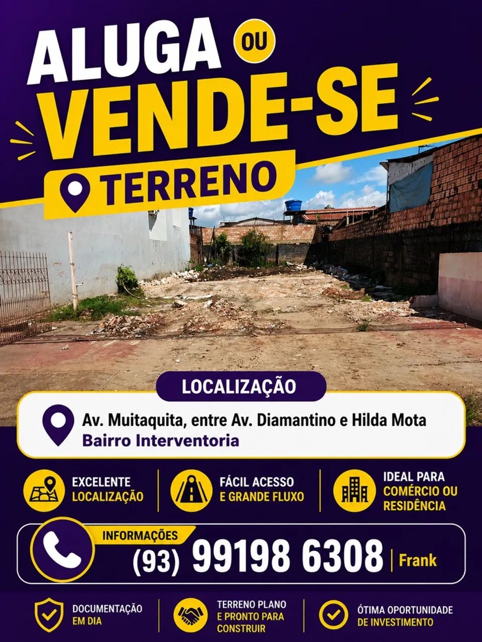 Vendo ou Alugo terreno  - Foto 2