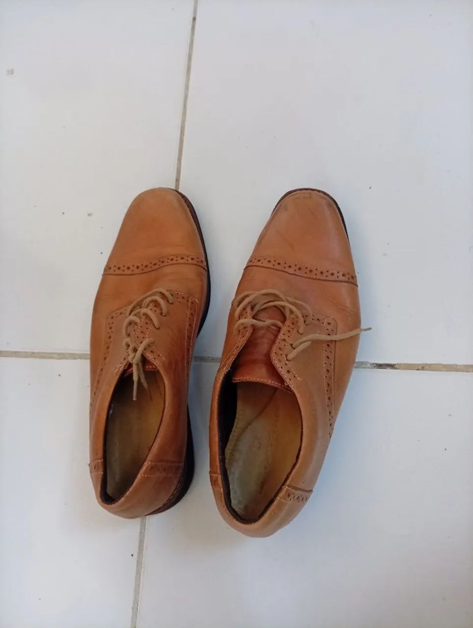 Sapato de couro masculino