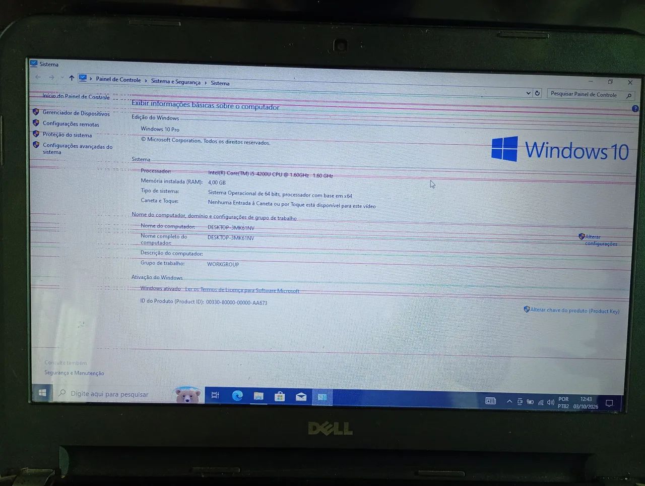 Notebook i5 4gb Dell SSD 120 - Foto 3