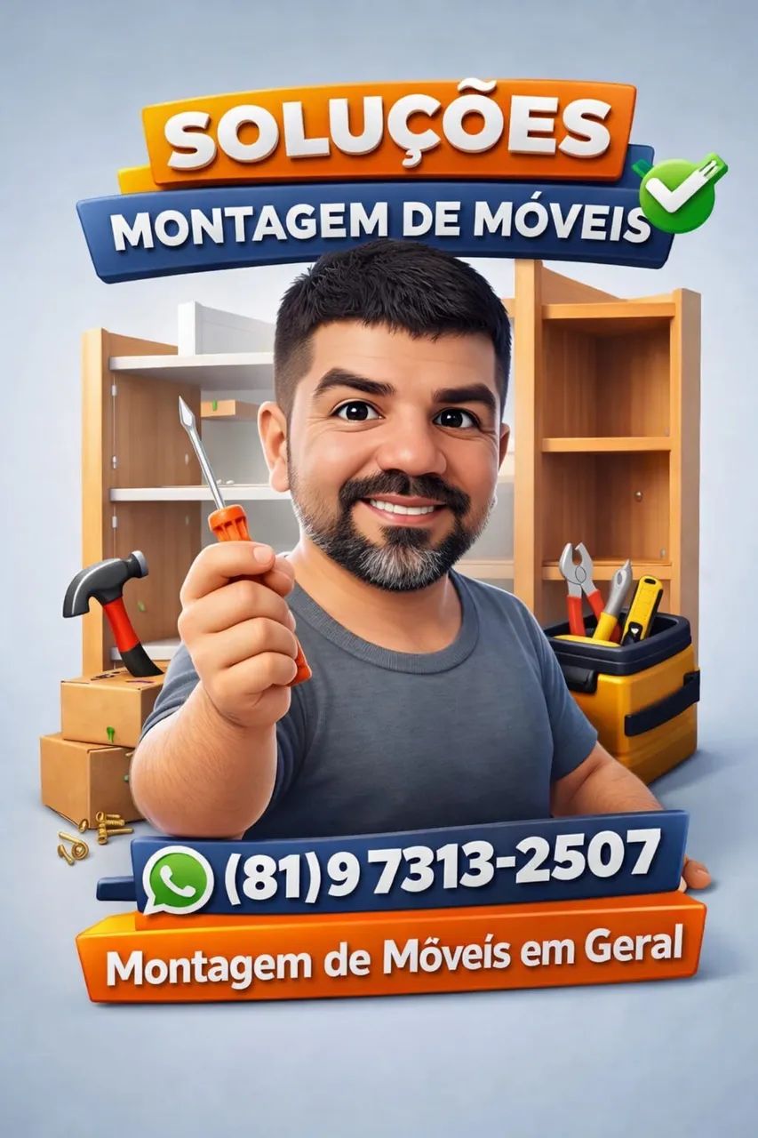 Montador de móveis (preço justo)