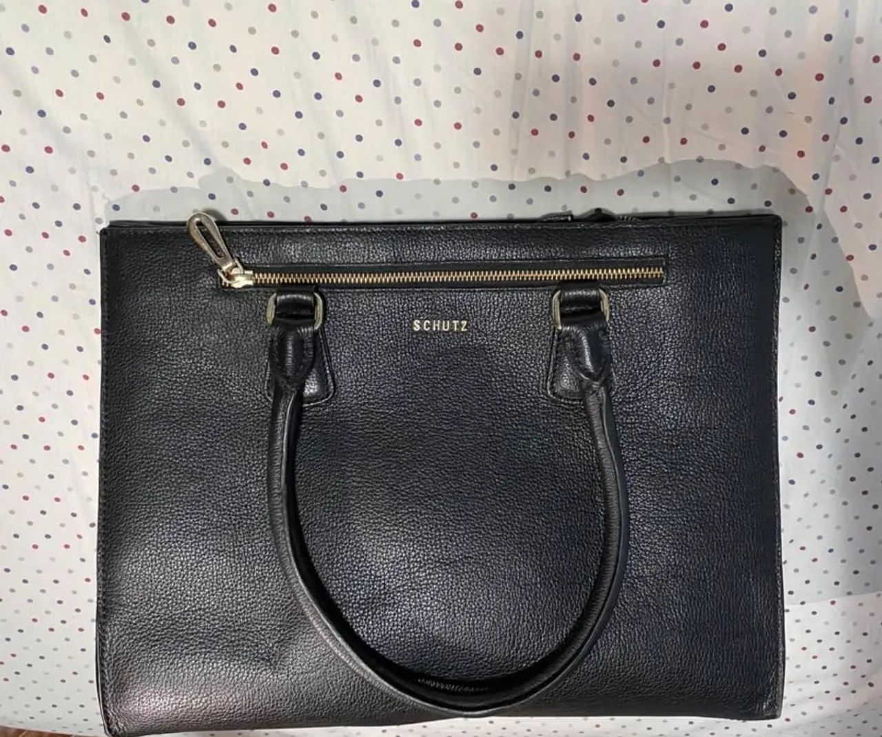 Bolsa Tote Grande Preta Schutz