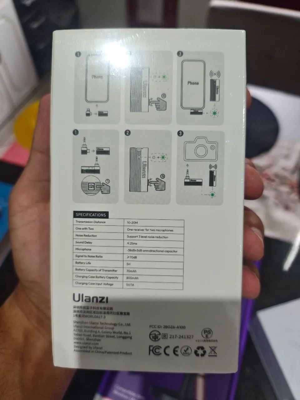 Microfone de lapela a100 - Foto 2