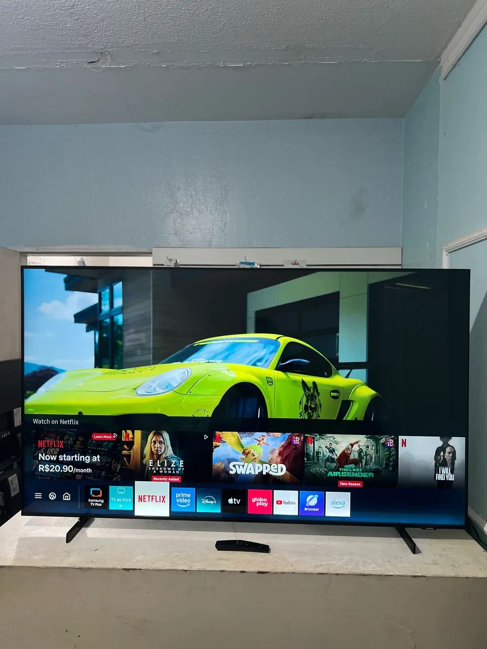 TV DE 65 POLEGADAS SAMSUNG SMART 4K,BLUETOOTH,INTELIGÊNCIA ARTIFICIAL,TIZEN,XBOX GAME.