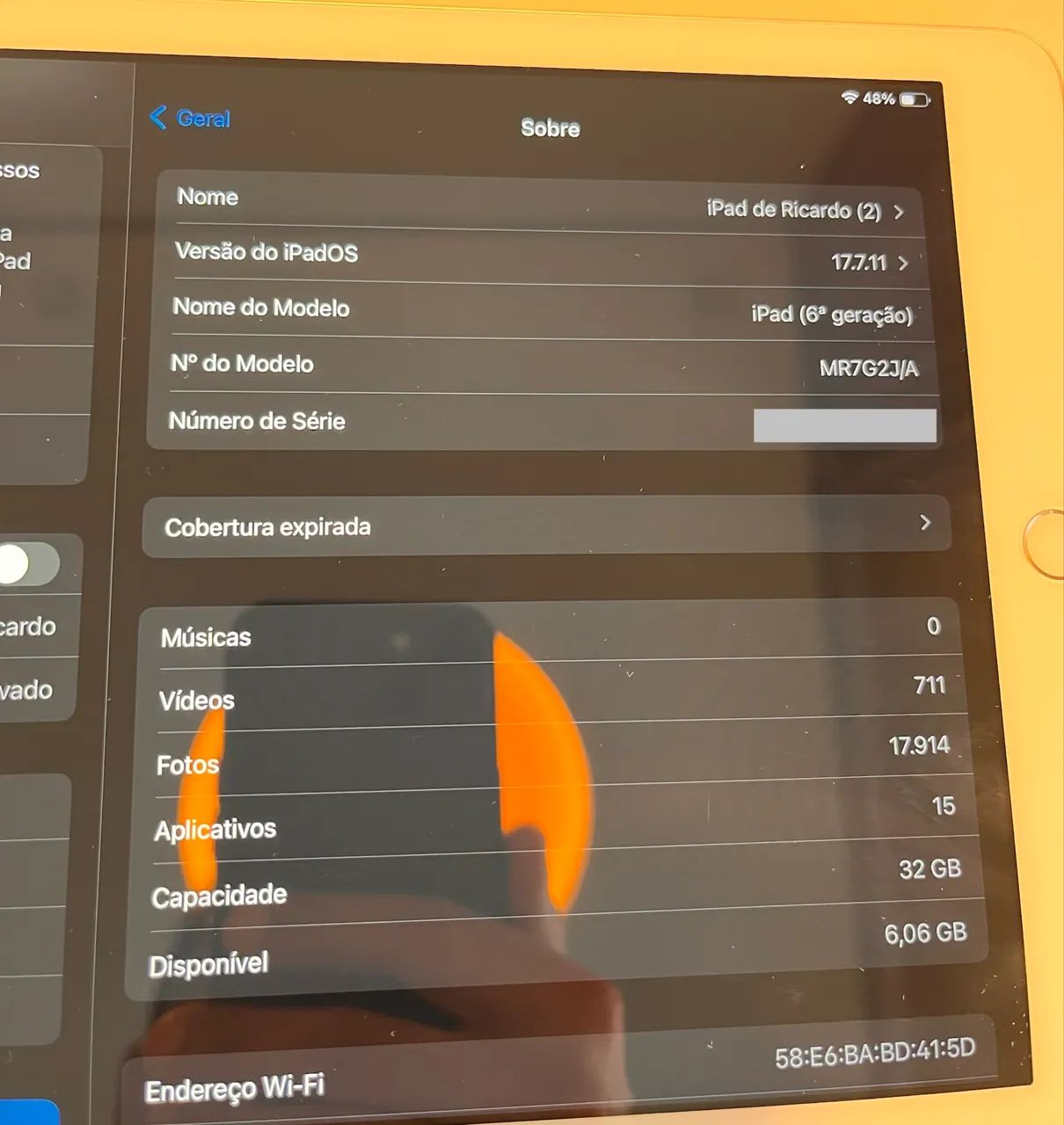 iPad 6gen 32gb em excelente estado  - Foto 2