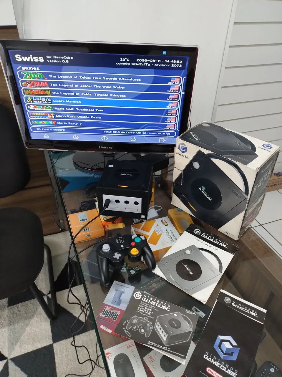 Nintendo Game Cube com picoboot 10 X sem juros