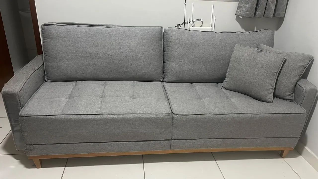 VENDO SOFÁ 4 LUGARES - Foto 3