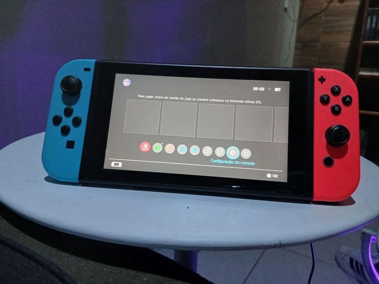 Nitendo Switch - Travado. Com Dock e Caixa completa + bolsa