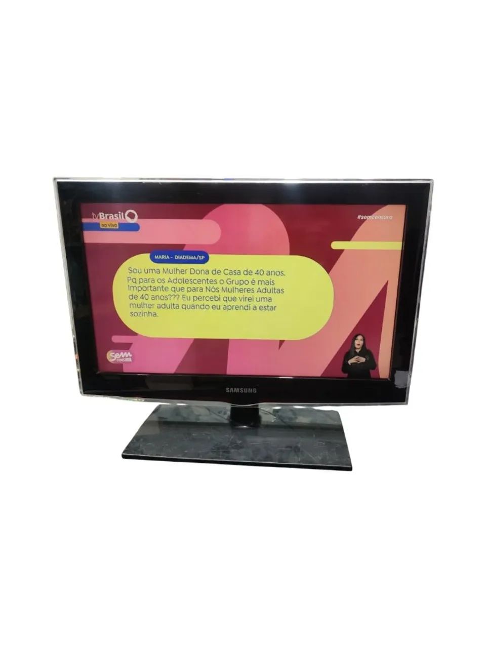 TV Não Digital - 26" Polegadas -  LN26D450G1- SEMINOVA R$:450