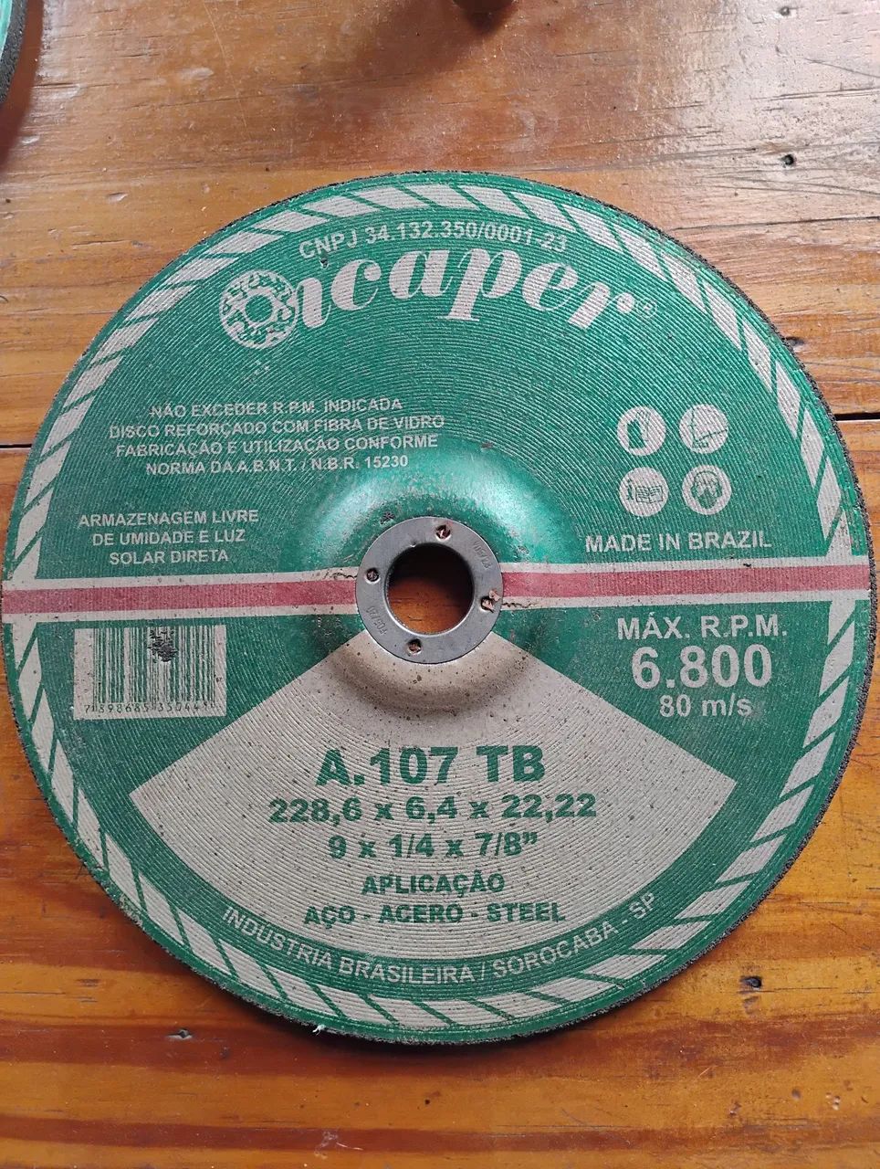 Disco de corte 