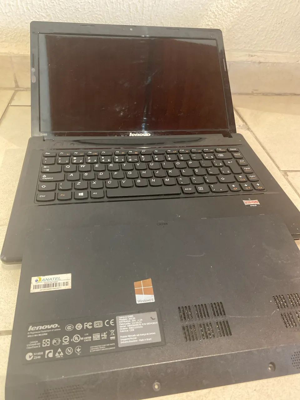 Carcaça Lenovo g485 20136 - Foto 3