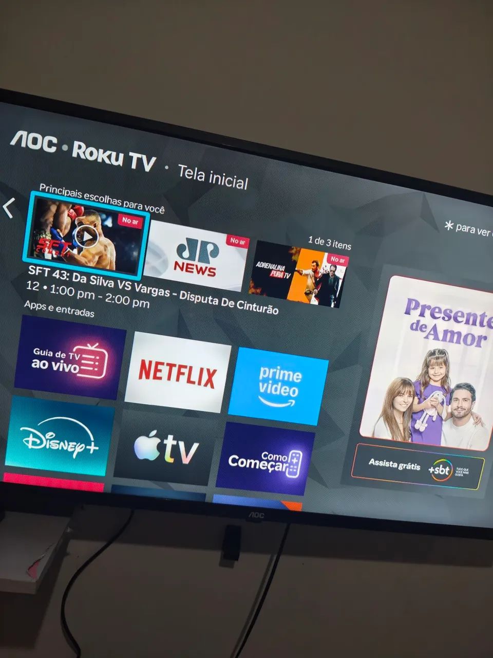 Smart TV OAC ROKU 39 polegadas  - Foto 4