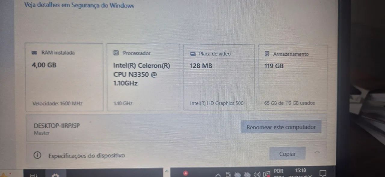 Notebook Positivo Master N1240 4GB 128MB - Foto 4