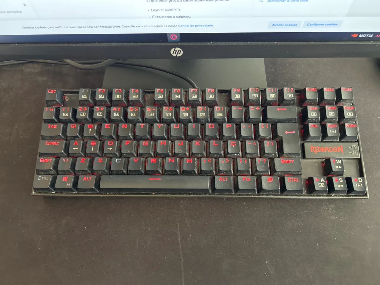 Teclado redragon  Switch Azul 