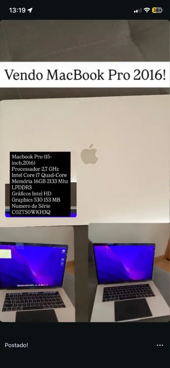 MacBook Pro 2016 - Foto 5