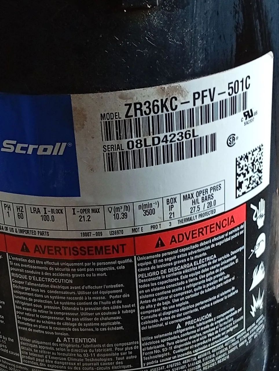 Compressor de ar condicionado  - Foto 4