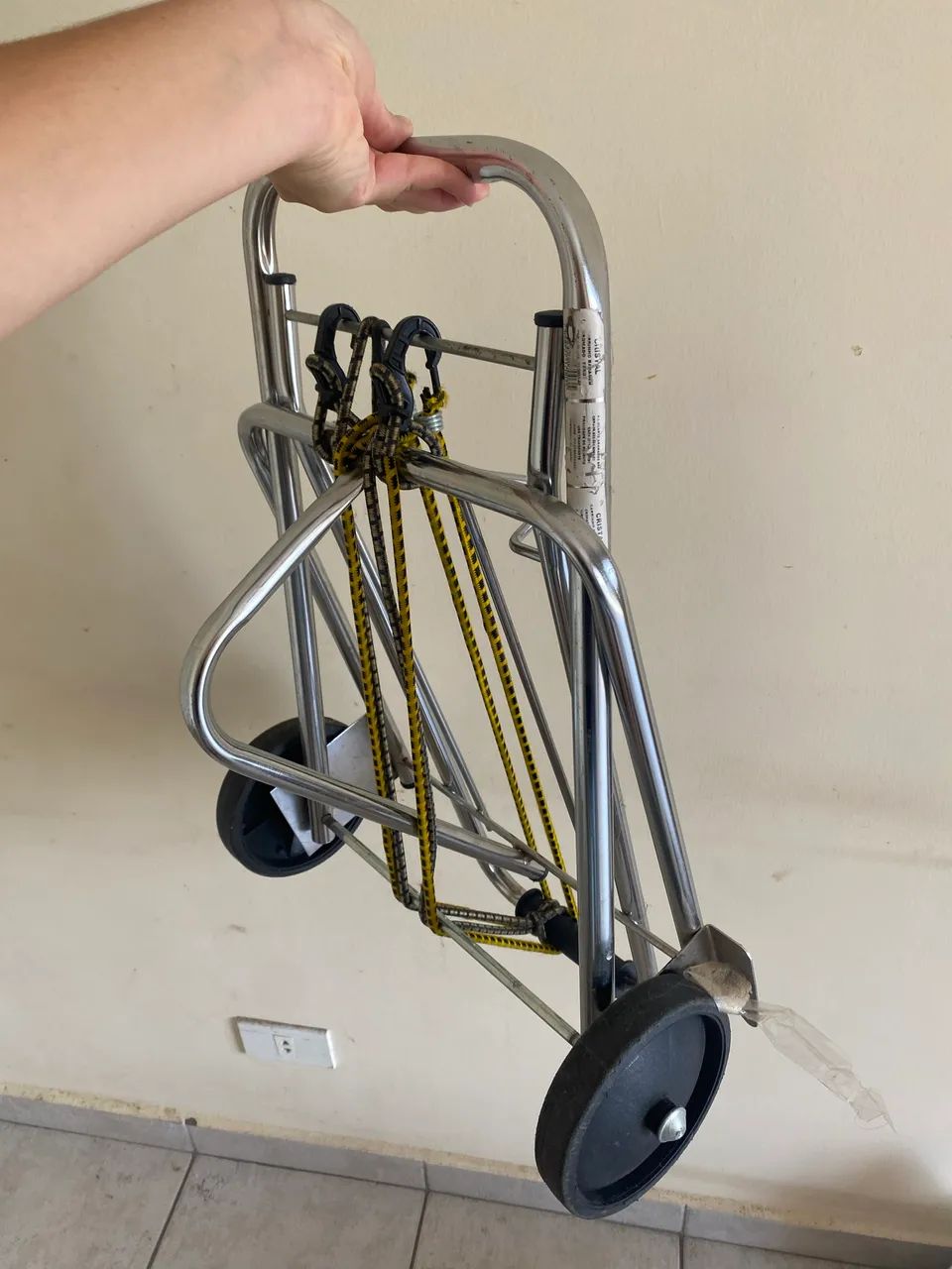 Carrinho Bagagem Cristal 80kg | Praia, transporte, cooler - Foto 2