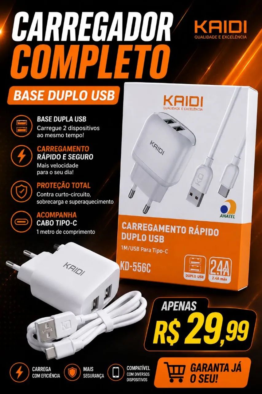 Carregador completo 